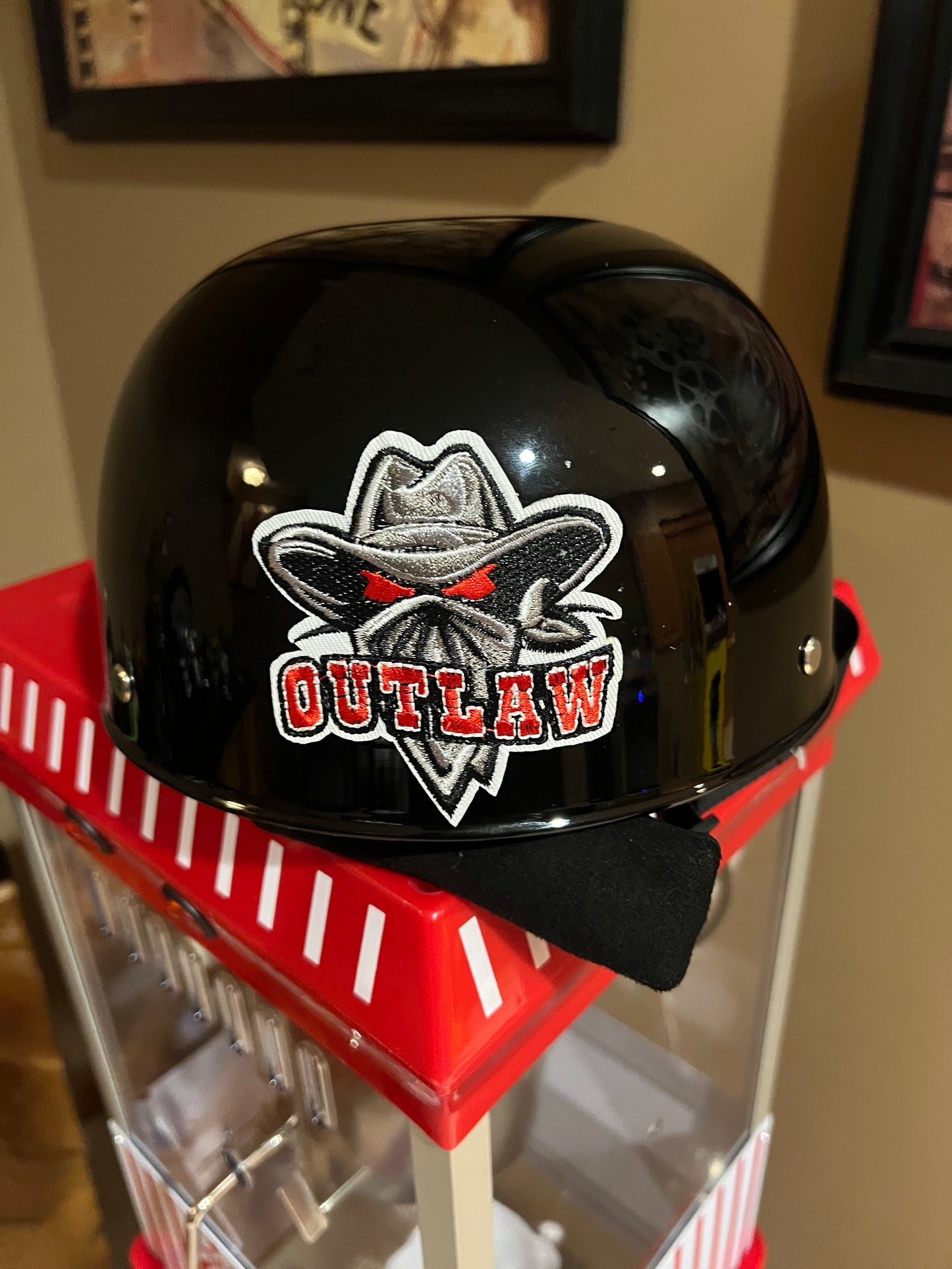 Custom 290 rhinestoned Helmet